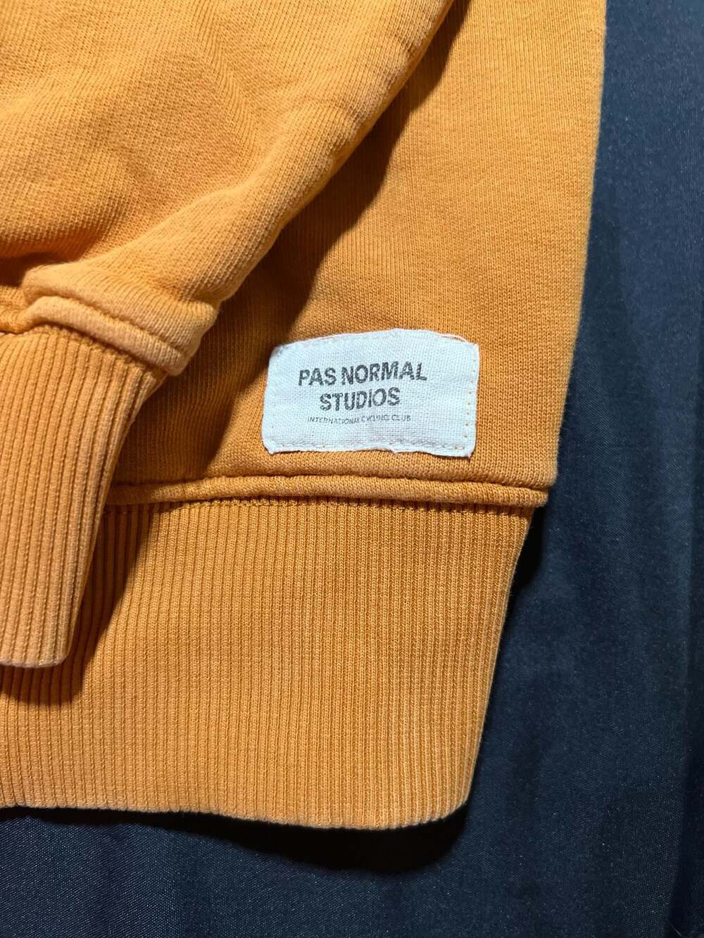 Pas Normal Studios International Cycling Club Logo Sweatshirt in Orange